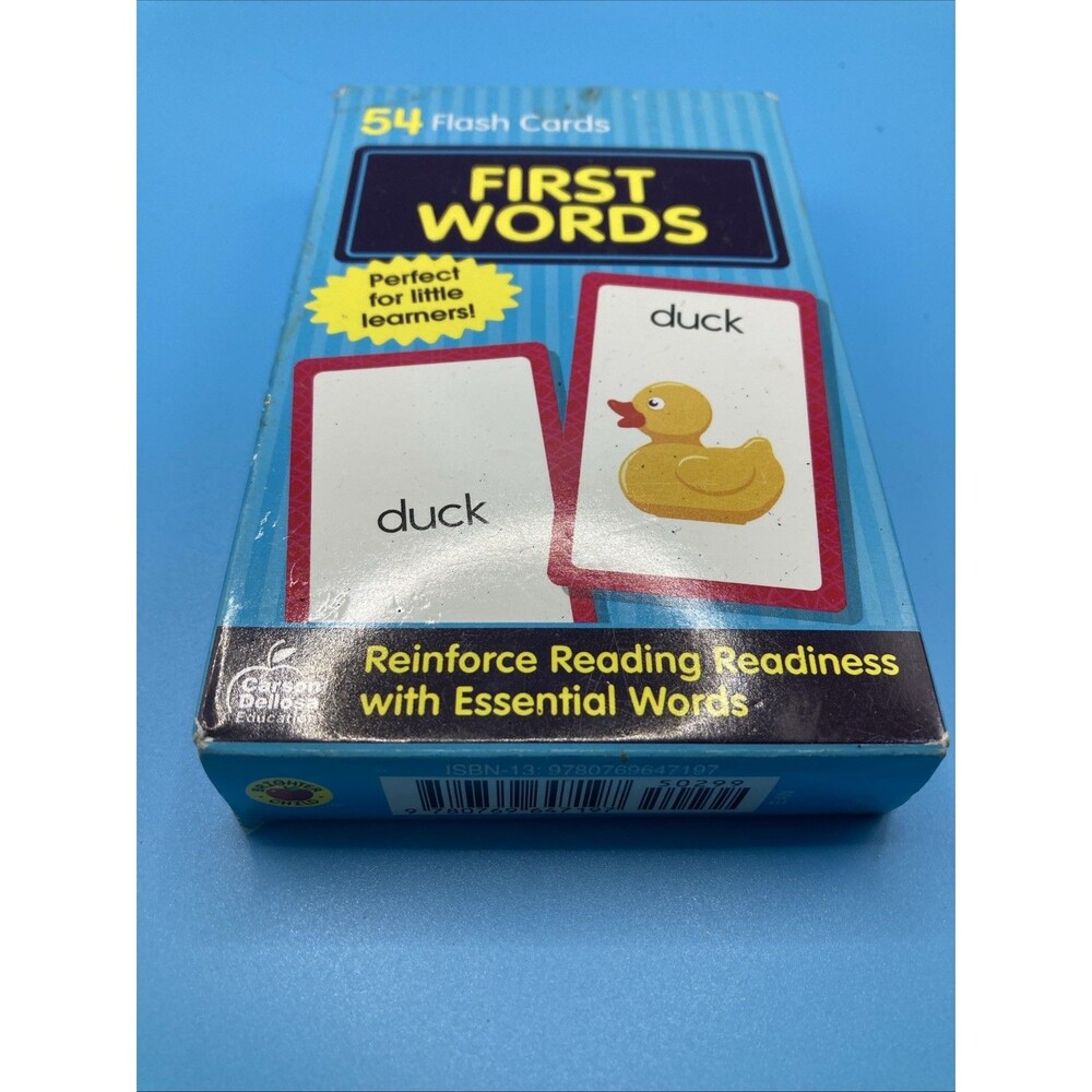 Brighter Child First Words Flash Cards 2006 Early Learning Vocabulary Educationa